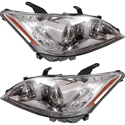 Headlight Set For 2010-2011 Lexus ES350 Base Model Left And Right Clear Lens 2Pc • $363.84