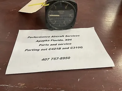 Cessna Vertical Speed Indicator PN 7030-50101 • $50