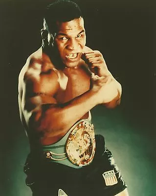 Mike Tyson 8x10 Photo Boxing Picture With Belt • $4.99