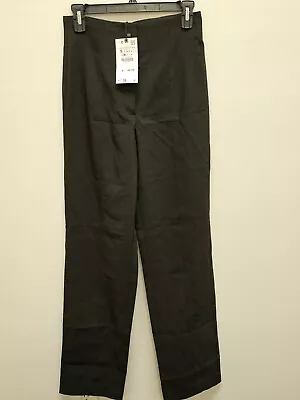 ZARA Black Pleated High Waisted Dress Pants Sz S NWT • $29