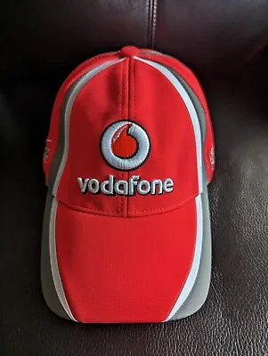 F1 Cap Vodafone Mclaren Mercedes Lewis Hamilton / Rocket Red / Adult One Size • $15.16