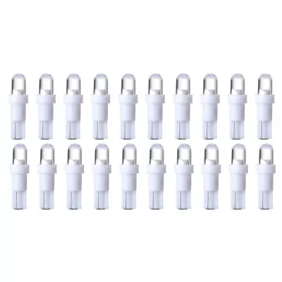 20x White T5 Wedge 70 73 74 LED Bulb Instrument Dashboard Panel Cluster Lights • $8.29