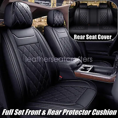 PU Leather 5 Seat Covers For 2007-2023 Chevy Silverado GMC Sierra 1500 2500 • $96.29