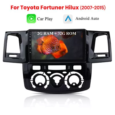 For Toyota Hilux 2007-2015 9'' Android 10 Car Stereo GPS  CarPlay Head Unit • $249.99