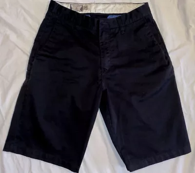 Volcom Corpo Class 30 X 21  Long Black Flat Front Frickin Chino Shorts PANTS • $9.99