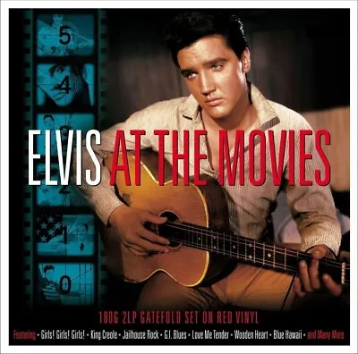 Elvis Presley– Elvis At The Movies Double 2LP On 180gm RED Vinyl 2015 NEW • $49.98