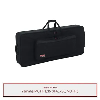 Gator Cases Keyboard Case Fits Yamaha MOTIF ES6 XF6 XS6 MOTIF6 • $269.99