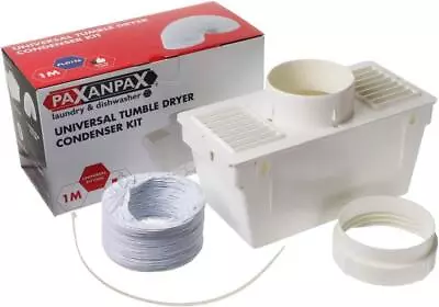 For CREDA Universal Tumble Dryer Indoor Condenser Vent Kit Box With Hose • £12.52