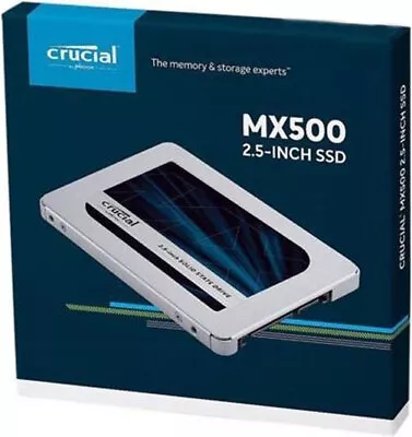 Crucial MX500 500GB 2.5' SATA SSD - 560/510 MB/s 90/95K IOPS 180TBW AES 256bit E • $102.98