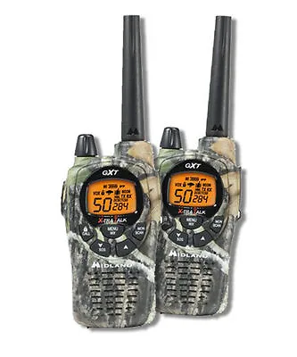 2 Walkie Talkies Midland GXT1050 With 2 Chargers Individual +2 Batteries • $135.38