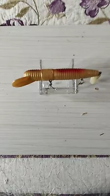 #427 Vintage Tom Manns Hard Worm 4   Fishing Lure Good Color And Condition  • $7.99