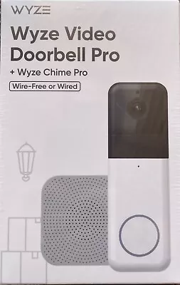 Wyze Wireless Video Doorbell Pro (Chime Included) 1440 HD Video • $68.99