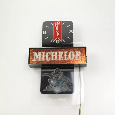 1970's Michelob Illuminated Clock Bar Sign • $31.20