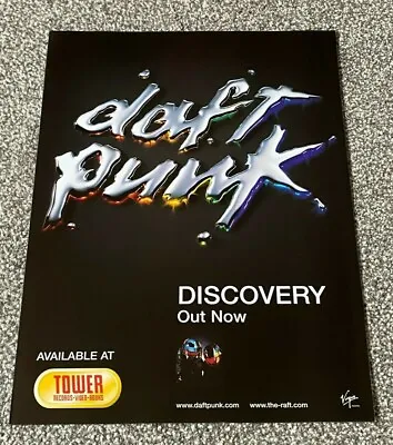 Rare Collectable 2001 Vintage Magazine Advert Art Picture Daft Punk Discovery Ad • $16.15