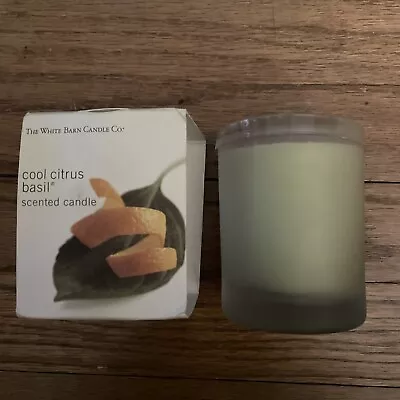 Cool Citrus Basil Candle 5.5 Oz New In Box White Barn Candle Company • $25.95