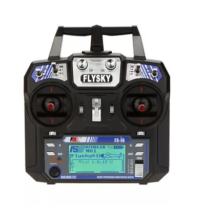 Flysky FS-i6 2A 2.4GHz Transmitter With FS-iA6 Receiver For RC Helicopter R7K2 • $52.99