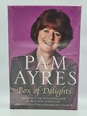 Pam Ayres Box Of Delights Surgically Enhanced Book + 4x Audio CD 2008 Free P&P • £9.49