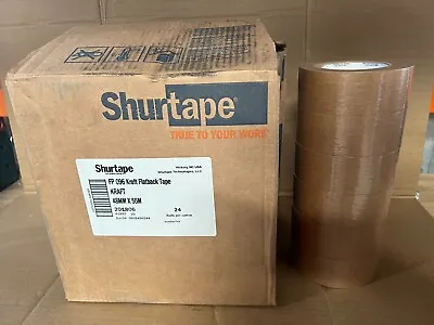 Shurtape FP 096 Masking Tape Kraft Flatback Tan 48mm Lot Of 24 New • $119.99