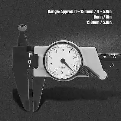 Dial Vernier Caliper ABS 0‑150mm Metric Measuring Tool For Laboratory Home • $11.67
