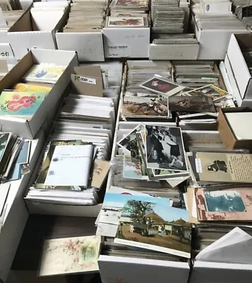 Huge 1500+ US & World Postcard Collection Lot Antique Vintage Early 1900s-1980s • $199.95