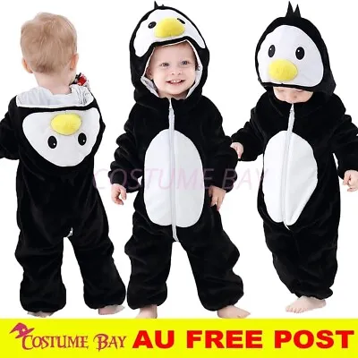 $39.95 • Buy Toddler Baby Kigurumi Penguin Onesie Rompers Animal Jumpsuit Infant Pyjamas Kids