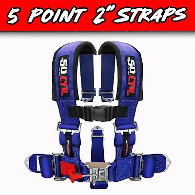 2  5 Point Safety Harness Seat Belt Universal Fit UTV Sand Rail 4x4 RZR X3 • $119.99