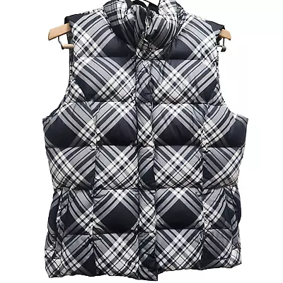 Eddie Bauer Women's Size L - Adjustable Pattern Premium Goose Down Vest Zipper • $35.99