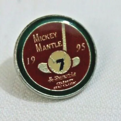 Mickey Mantle 1995 ShangriLa Golf Classic Lapel Pin Button 3/4  • $19.99