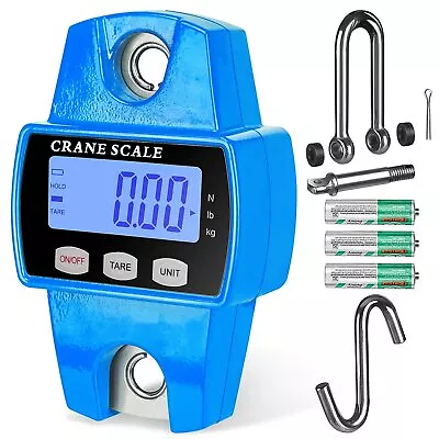 Digital Crane Scale 300 Kg/660 Lb Industrial Heavy Duty Auto Off Hook Hanging • $29.99