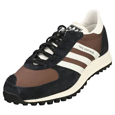 Adidas Trx Vintage Mens Brown Black Casual Trainers • $154.92