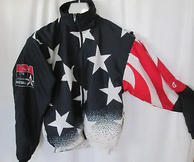 Vintage CHAMPION 1996 USA Basketball 1996 Dream Team Jacket Size M? Made In USA • $36.95