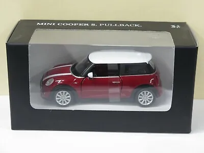 MINI Cooper S Pull Back Toy Car Red 80442447939 • $11.16