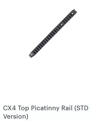 Cx4 Storm Top RailCX4 Top Picatinny Rail (STD Version)SKU: E00268 • $20