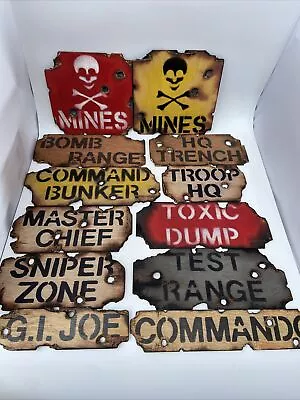 Original Handmade Gift Present Wood Army Bedroom Wall Door Sign Man Garage Den • £8