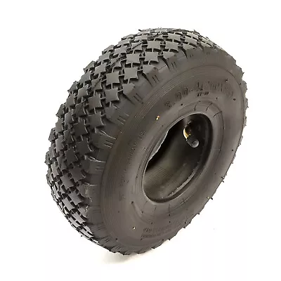 260x85 Tyre & Inner Tube 10 Inch 4 Ply Diamond Tread Bent Valve Launch Trolley • £11.99