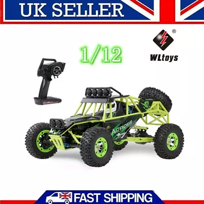 WLtoys RC Drift Car 4WD 1/12 50KM/H High Speed Remote Control Monster Vehicle • £68.84