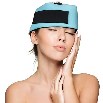 Dynamik 2X Migraine Relief Ice Packs - Adjustable Head Wrap For Hot Cold Therapy • £16