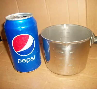 Vintage Foley 2 Cup Measuring Cup Melting Pot - Stainless Steel - MISSING HANDLE • $12.99