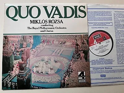 PFS 4430 Quo Vadis / Miklos Rosza / RPO & Chorus HP LIST TAS • £50