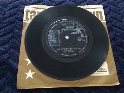 Marv Johnson I Miss You Baby ( How I Miss You) 7  Vinyl Single Record • $6.22
