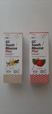 New GC Tooth Mousse Plus Twin Pack 40g (1 Strawberry + 1 Vanilla) Sealed • $59.99