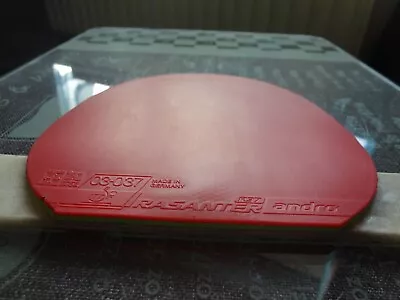 Used Table Tennis Rubber ANDRO RASANTER R37  W147mm X H152mm • £0.99
