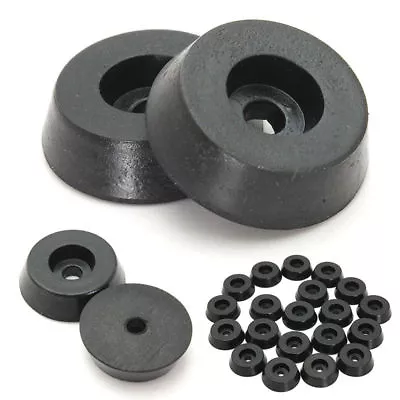 £2.69 • Buy Black 20/40Pcs Rubber Table Chair Furniture Feet Leg Pads Tile Floor Protectors