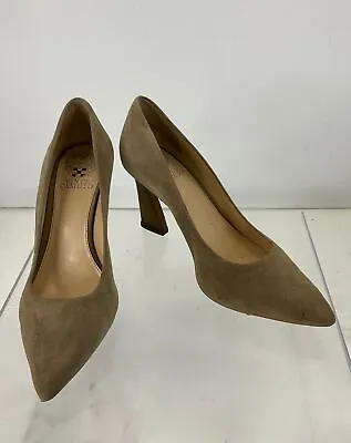 Vince Camuto Sand Suede Pointed Toe Pumps 9M • $18