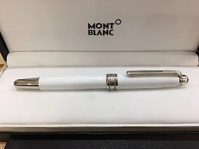 Montblanc Meisterstuck White Platinum Classique Trim 163 Rollerball Mini 4.5 Pen • $54