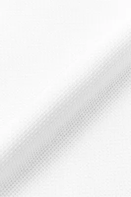 DMC White Aida Fabric 14 16 18 Count Large 50x50cm (19.5 X19.5 ) 100% Cotton • £7.20