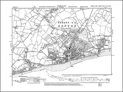 Bognor Felpham Aldwick North Bersted Old Map Sussex 1914: 74NW-SW Repro • £18.99