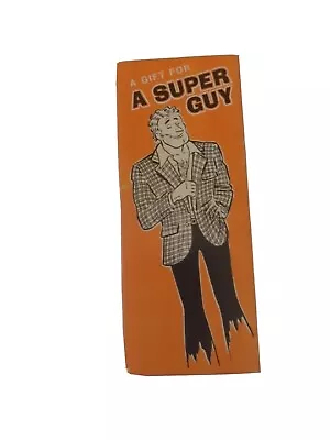 Vintage Gag Gift A Gift For A Super Guy By Franco American Novelty 1974 Box Only • $8.99