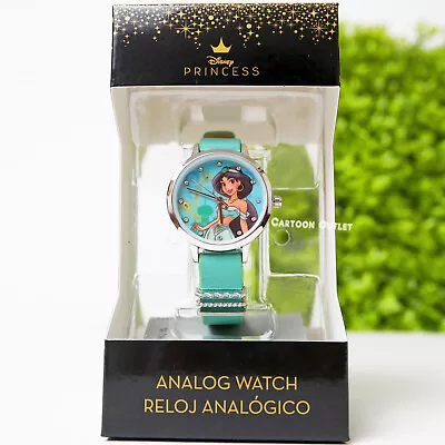 Disney Lady Jasmin Analog Watch Aqua Band Girl's Gift Reloj Princess New • $18.99