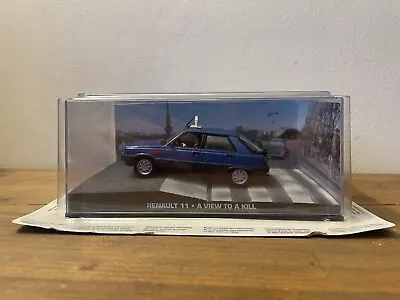 RENAULT 11 TAXI #53 007 James Bond Car Collection Model View To A Kill NO CRACKS • £8.50